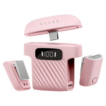 YORI 優里 收音麥克風 1拖2  粉色  M8