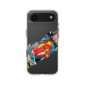iPhone Air Clear Case（相機按鈕） 透明 - Superman - Superman-變身的瞬間