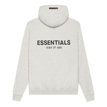 Fear of God Essentials SS21 Pullover Hoodie 'Light Heather Oatmeal'