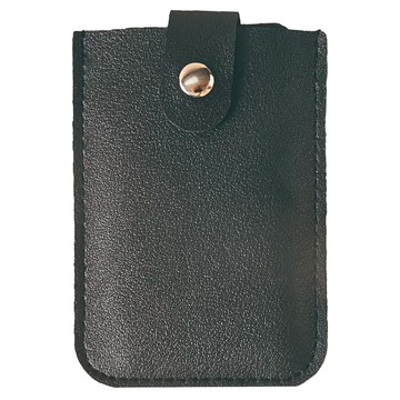 抽拉式卡片夾  PVC皮革  可放5張信用卡  11 x 8cm  黑色  4個