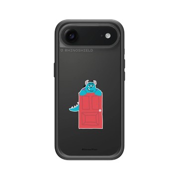 iPhone Air Mod NX -邊框背蓋組合 (相機按鈕) 黑 - 迪士尼-皮克斯 PIXAR - Knock! 毛怪