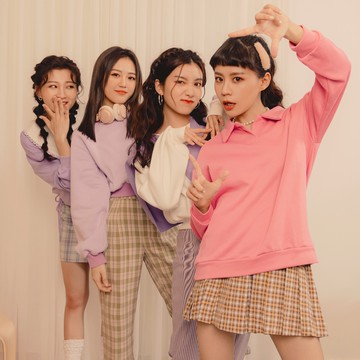 OB嚴選 玩轉百tee．毛圈布寬版亨利領上衣/衛衣 《AB17768》大尺碼/女裝/現貨