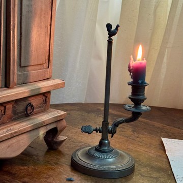 51349-法國19世紀升降燭台 Antique French 19th Century Mechani
