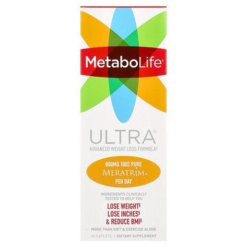 Metabolife, 超高階輕體配方，45 片囊片