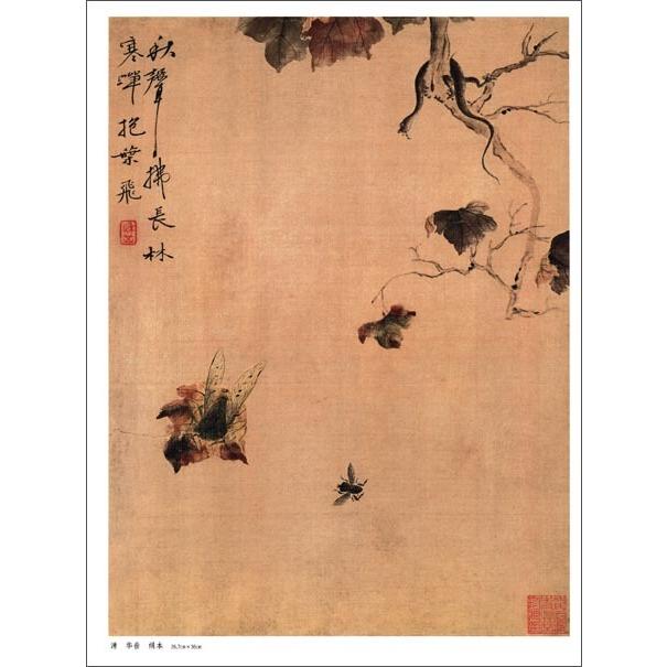 清　華嵒　花鳥草虫冊頁　中国古代絵画精品集　中国古代#32472;画精品集:#21326;#21926;花#40479;草虫册#39029;