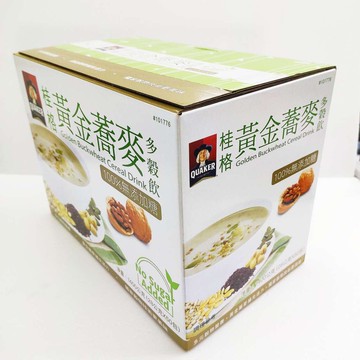 [COSCO代購5 超商限下1組] QUAKER 桂格穀王 無添加糖黃金蕎麥多穀飲 28公克*50入 _C101776
