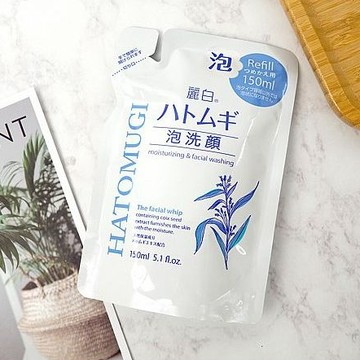 【日系報馬仔】日本 熊野 麗白薏仁 泡沫 洗臉乳 補充包 150ml 洗臉 洗顏 潔膚 潔顏乳 洗面乳 DS011905