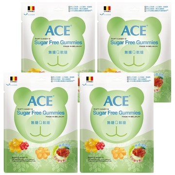 ACE 無糖Q軟糖  240g  4包