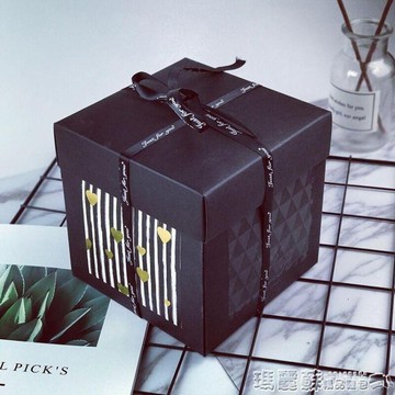 爆炸盒子  抖音同款神器驚喜照片成品爆炸盒子diy手工相冊生日禮物送男朋友mks 瑪麗蘇