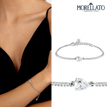 【快速出貨】MORELLATO Tesori系列 925純銀水滴型手鍊 SAIW213