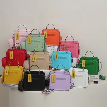 外貿女潮包2025新款手提包handbags流行字母單肩包純色斜挎包bags