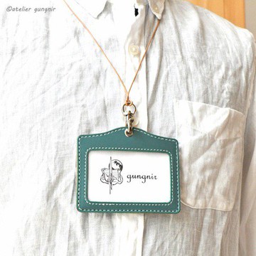 掛繩式票卡夾 No.12 Buttero