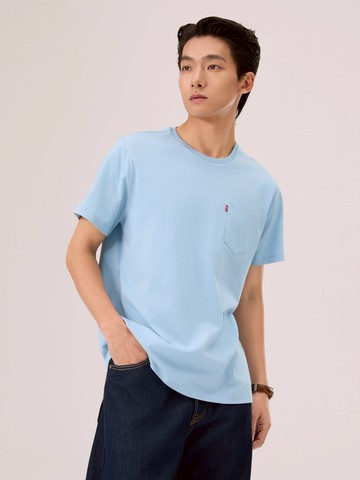 素色短袖 舒適短T 海藍色短袖 人氣新品