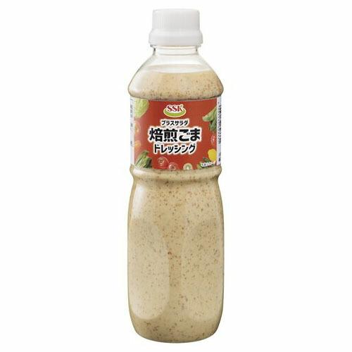 エスエスケイフーズ SSK プラスサラダ 焙煎ごまドレッシング 490ml ×12 メーカー直送