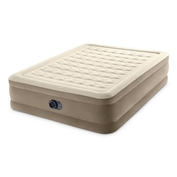 INTEX 超厚絨豪華雙人加大充氣床-寬152cm (內建幫浦)(64427)