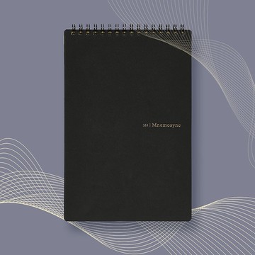 Maruman  Mnemosyne 線圈雙欄橫條筆記本/A5