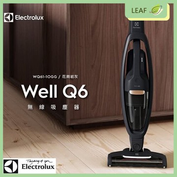 【公司貨】Electrolux 伊萊克斯 Well Q6 WQ61-1OGG 無線吸塵器 地毯 毛髮 吸淨毫不費力 低重心輕手感