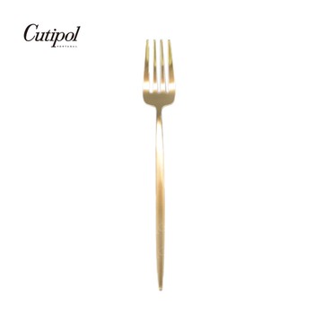葡萄牙Cutipol MOON系列21CM主餐叉 (香檳金)