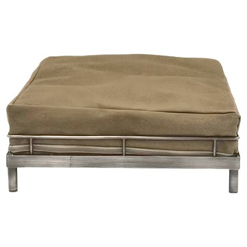 POST GENERAL 寵物鐵床 鐵/棉/聚酯纖維材質  W505×D365×H135mm  1個  卡其色