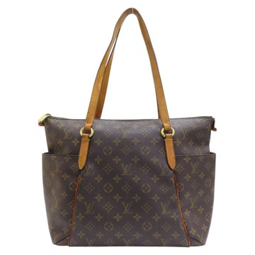 【二手名牌BRAND OFF】LOUIS VUITTON LV 路易威登 棕色 原花帆布 Totally MM 肩背包