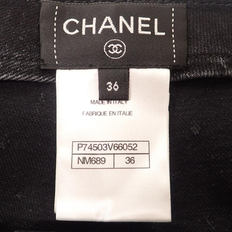 国内正規 CHANEL シャネル 23SS P74503 V66052 ココマークスキニーデニム ボトムス レディース | LINEブランドカタログ