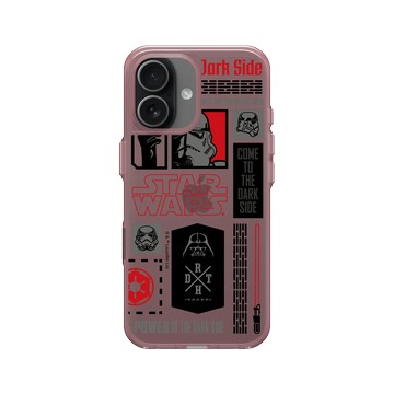 iPhone 17 Clear (相機按鈕) 晶醺玫 - 迪士尼-星際大戰 Star Wars - 風暴兵&光劍-潮流系列