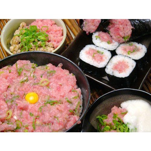 マグロの旨味がぎっしり詰まったネギトロで豪快に海鮮丼でネギトロ丼で！高級料亭ご用達　最高級ネギトロ