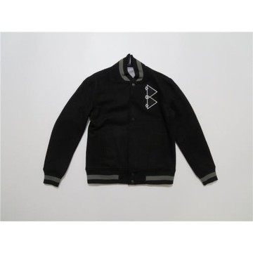 美式暗黑街頭潮牌獨立小眾設計毛呢棒球夾克外套嘻哈街舞bboy滑板