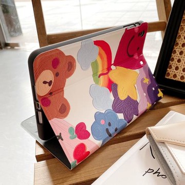 卡通2018新iPad air2保護套mini3平板4硅膠10.2休眠皮套5迷你軟殼