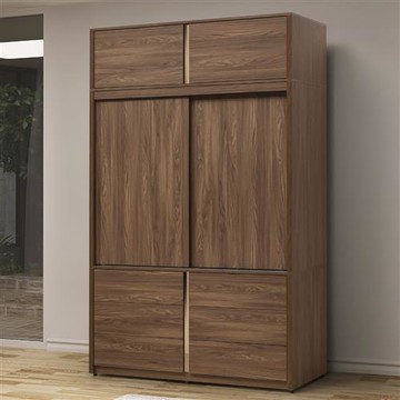 MUNA 曼哈頓5X8尺六抽推門衣櫥/衣櫃