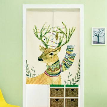 伊美居 彩燈鹿門簾 85x90cm (1件)