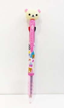 【震撼精品百貨】Rilakkuma San-X 拉拉熊懶懶熊~多C筆/多色筆-造型三色-妹妹