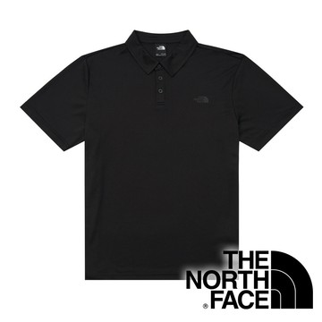 【THE NORTH FACE 美國】男POLO快乾短袖上衣『黑』NF0A8HQX 戶外 露營 登山 健行 休閒 時尚 旅遊 短袖 上衣