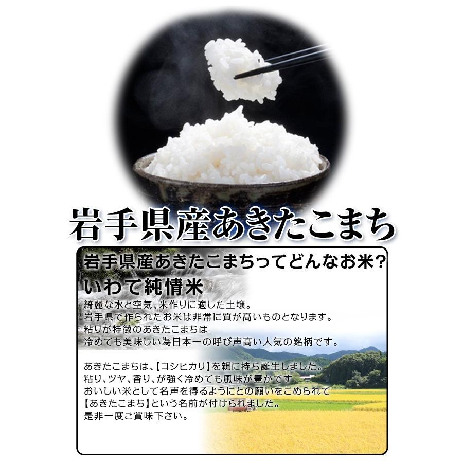 新米 令和5年産 あきたこまち 20kg お米 白米 精米 国産 岩手県産 10kgx2袋 小分け 送料無料