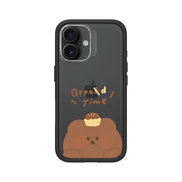 iPhone 16 Mod NX 黑 - 布朗尼 annnbrownie - 麵包派對（巧克熊款）