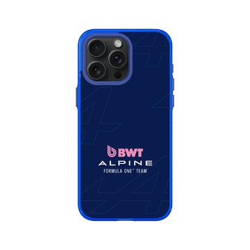iPhone 15 Pro Max Clear 激光藍 - Alpine - 2025 BWT Alpine Formula One Team Logo