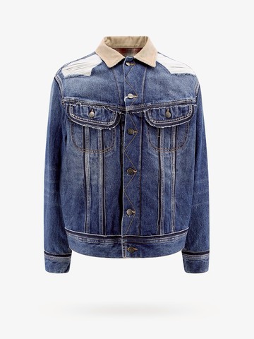Denim jacket with destroyed effect - MAISON MARGIELA - gender_Man