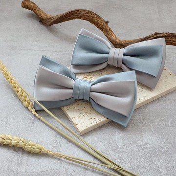 銀緞 . 灰緞漸層領結-從相遇那一刻起 我就知道你是我的靈魂伴侶