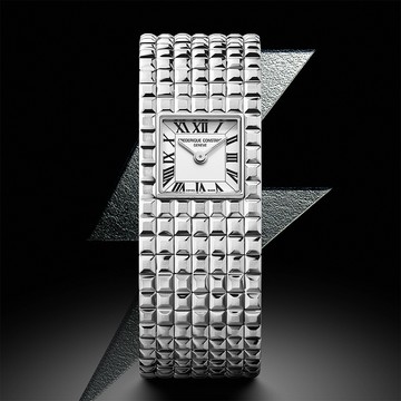 CONSTANT 康斯登 Classics Manchette 閃耀搖滾方形石英女錶 FC-200WR1MC6B