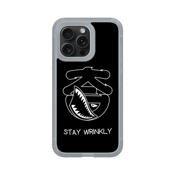 iPhone 15 Pro Max AirX 流變灰 - KID - STAY WRINKLY-鯊魚KID款