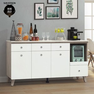 【顛覆設計】蒂娜溫5.3尺石面餐櫃