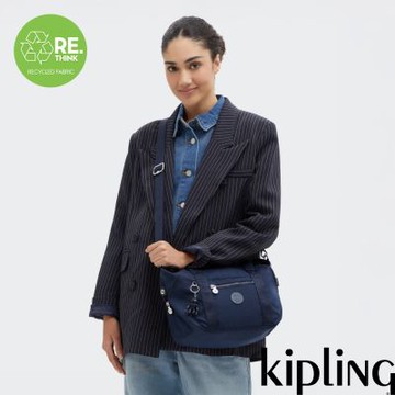 Kipling 星辰藍手提側背包-ART MINI