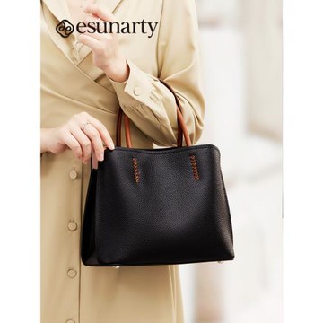 真皮中年女包大容量2026新款媽媽包高級感通勤單肩手提包新年禮物