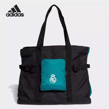 Adidas阿迪達斯斜挎包男女運動健身包旅行手拎包手提包隊包筒包