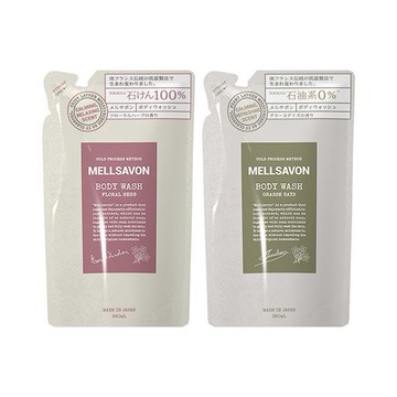 日本 MELLSAVON~保濕控油沐浴露(補充包)380ml 款式可選