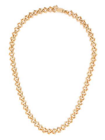 Emanuele Bicocchi - chain-link necklace - unisex - Sterling Silver - One Size - Gold