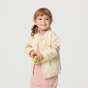 奇哥 CHIC BASICS系列 男女童裝 休閒棒球外套 (1-8歲)