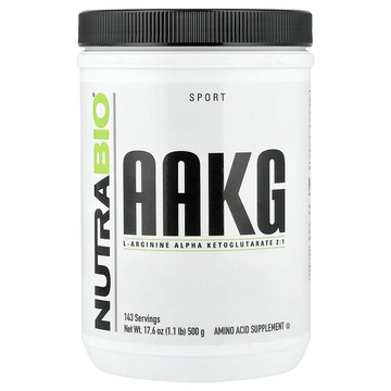 NutraBio, AAKG，1.1 磅（500 克）
