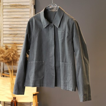 經典雙層復古休閒外套220702