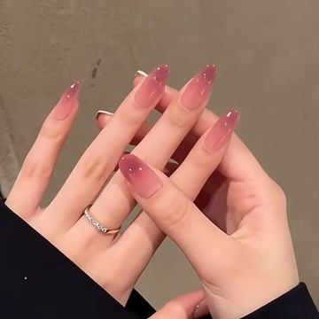 🎀48H出貨🎀穿戴甲 指甲貼片 美甲貼片 手工穿戴甲 甲片 假指甲 指甲貼 美甲貼 光療甲純手工溫柔冰透手工
